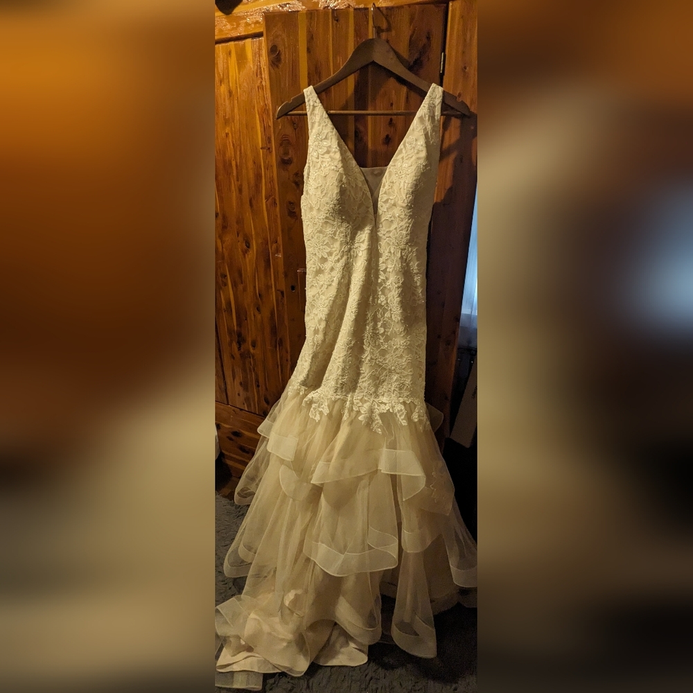 Mermaid Style Gown Perfect for Pageant or Wedding (Ella Rosa)